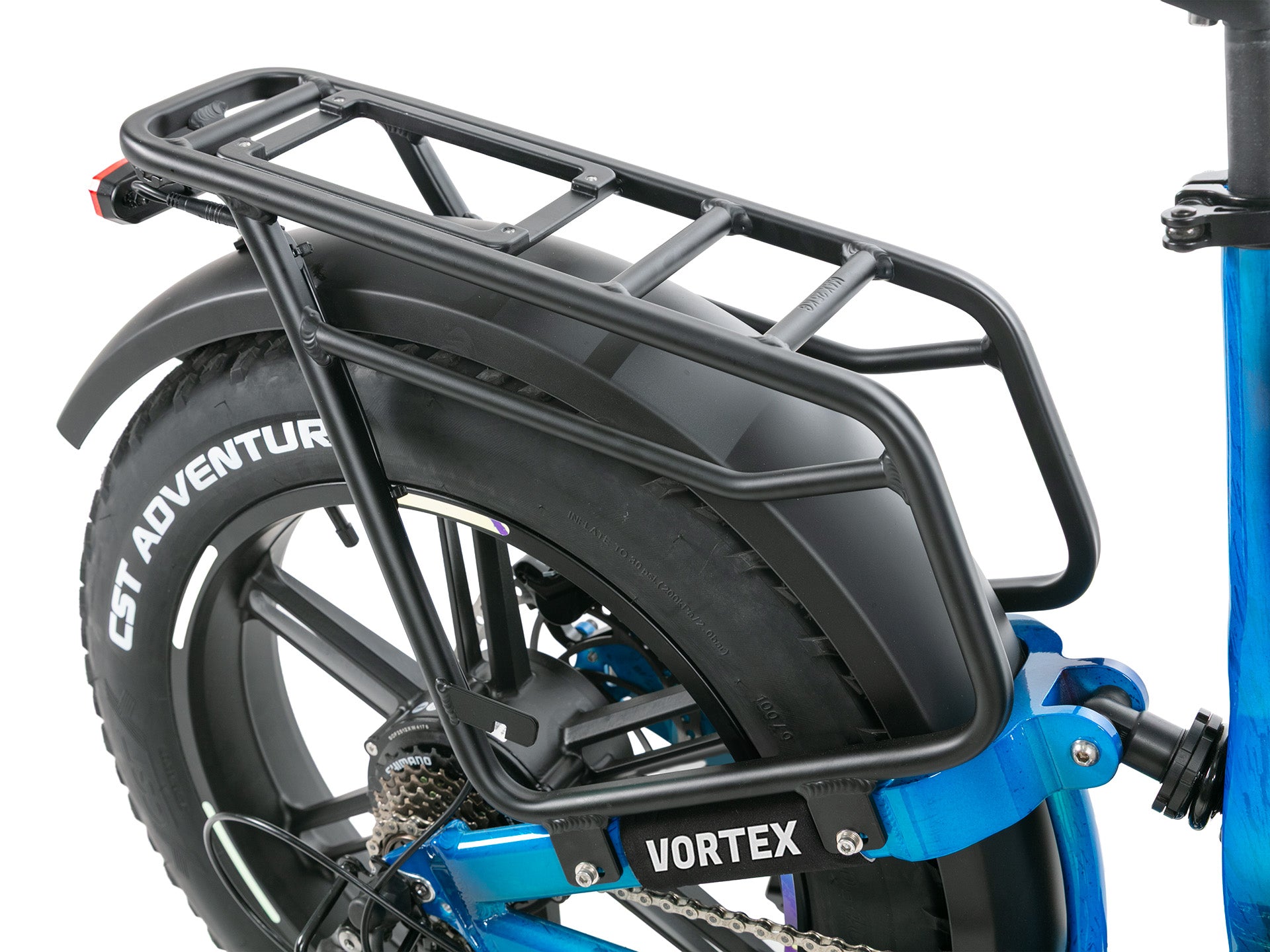 EVVOLT Åsen robust bagasjebrett med integrert batteri og CST Adventure fatdekk