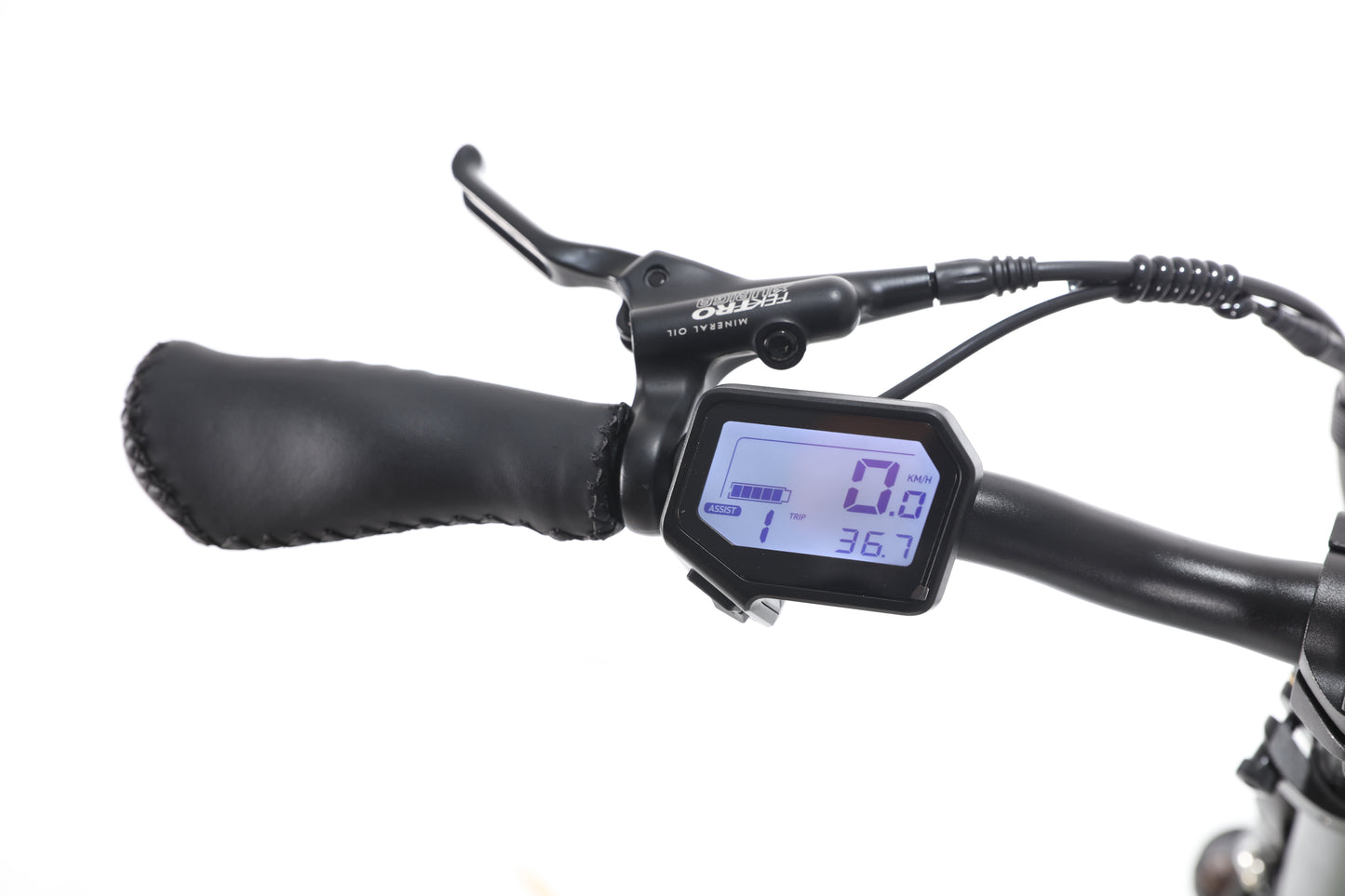 Evvolt Fjord lysegrønn – pedal og kranksett detalj