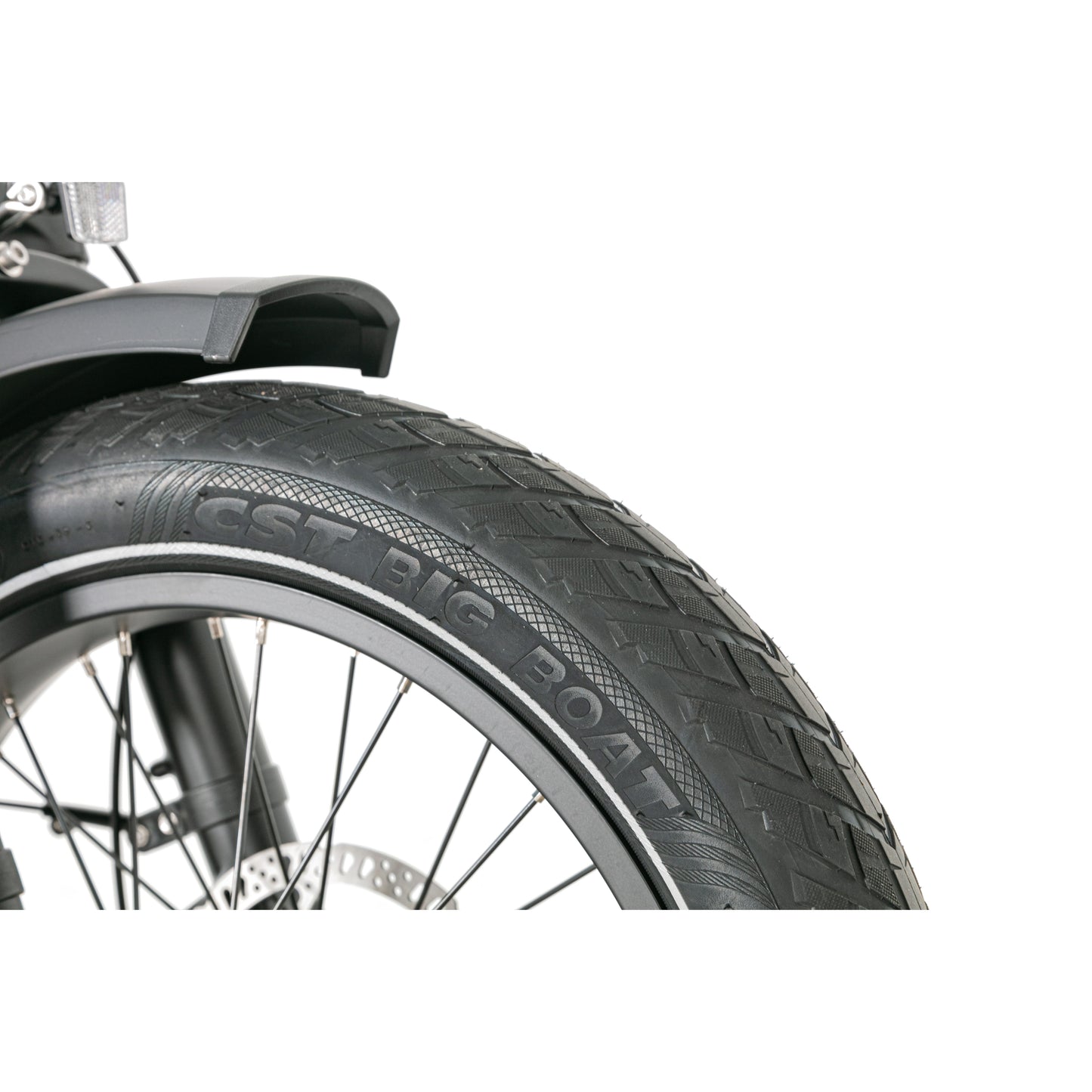 Evvolt Kyst stålblå – CST Big Boat fatbike dekk detalj