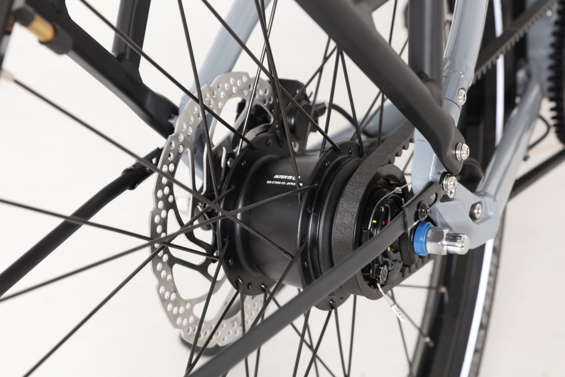 Evvolt Luxe Shimano Nexus girnav – sølvgrå