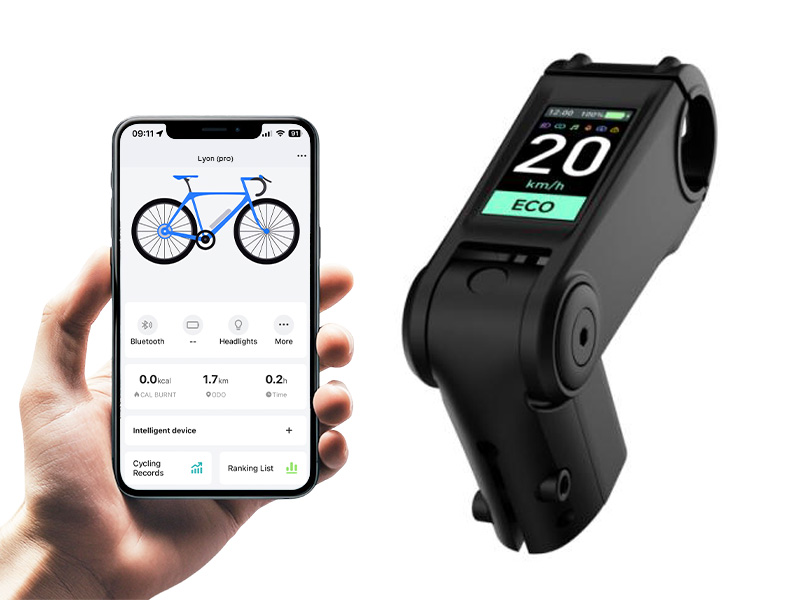 Evvolt Roam Pro Bluetooth-display og app-tilkobling