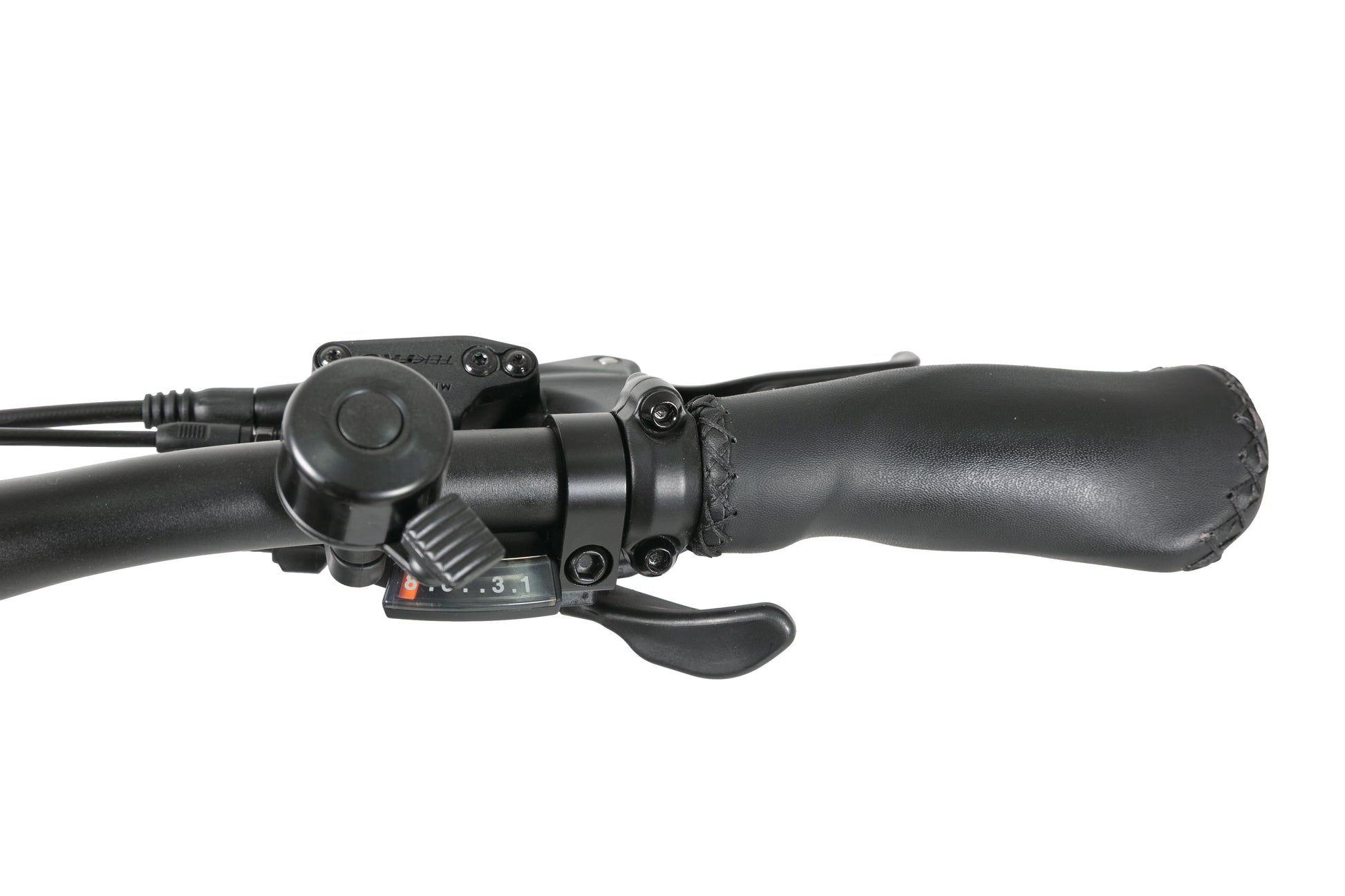 EVVOLT Topp Pro høyre styreende med gasshendel, Tektro hydraulisk bremsehendel og ergonomisk skinngrep
